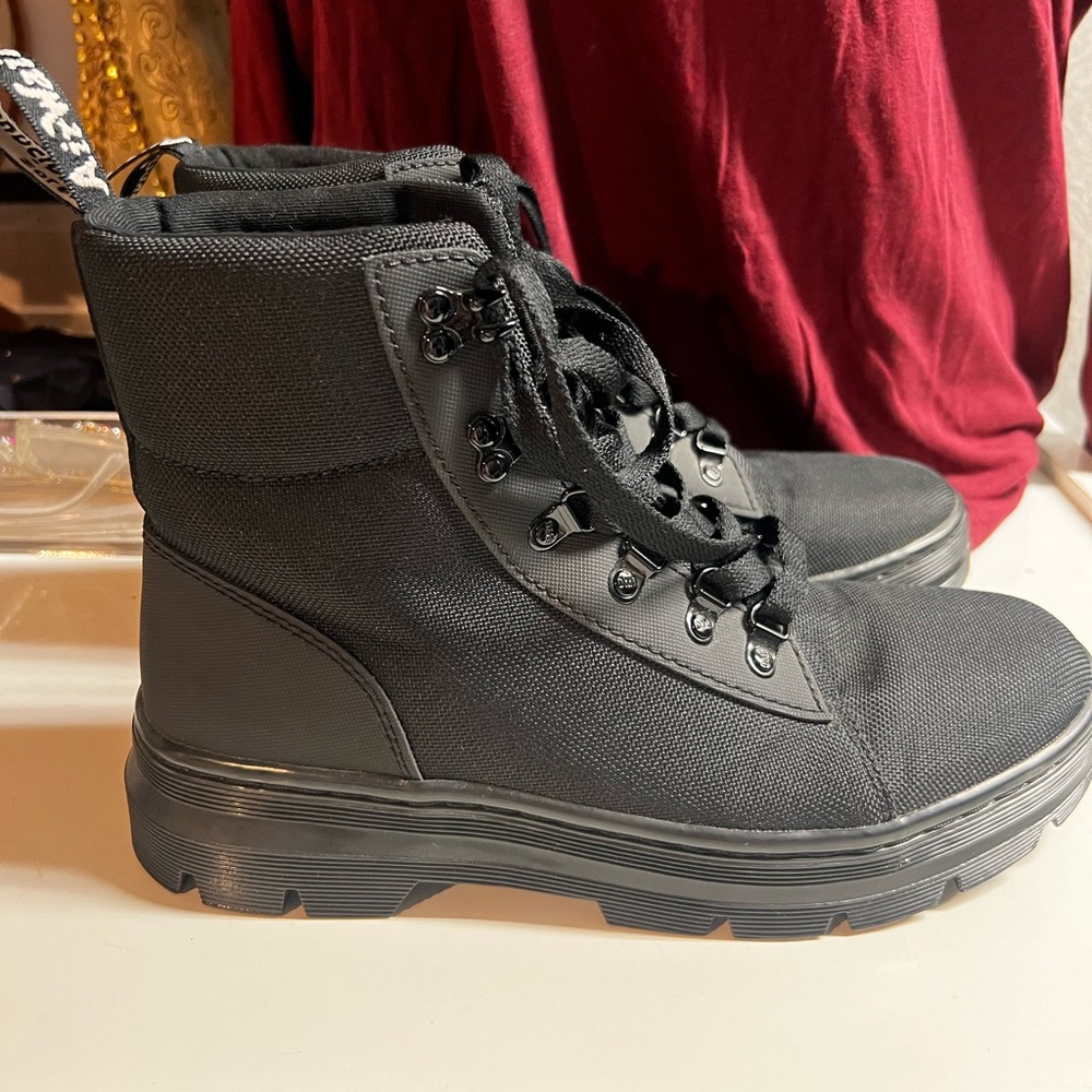 Dr.Martens black lace up boots, size 9, new with out tag